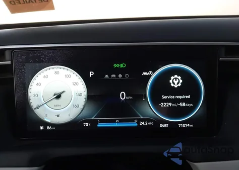 2022 Hyundai Tucson Sel z USA, uszkodzony, nr VIN 5NMJF3AE1NH096646